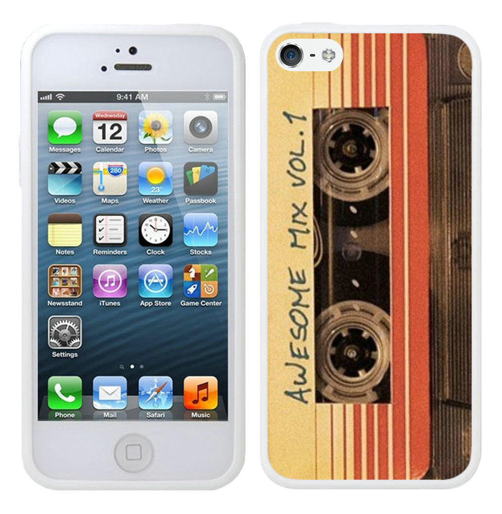 Awesome Mix Vol 1 White iPhone 5 5S Case